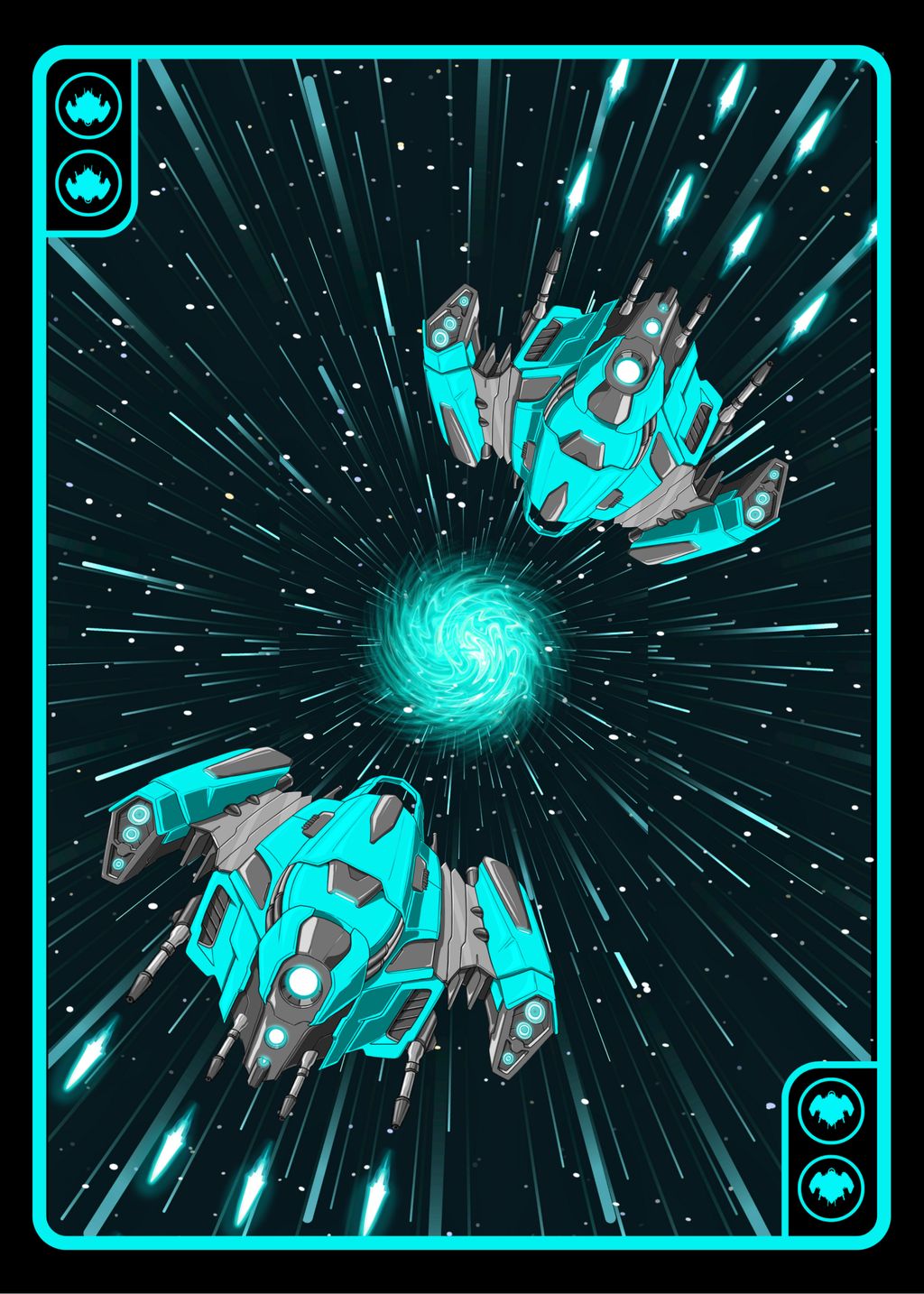 Blue Two fighter card