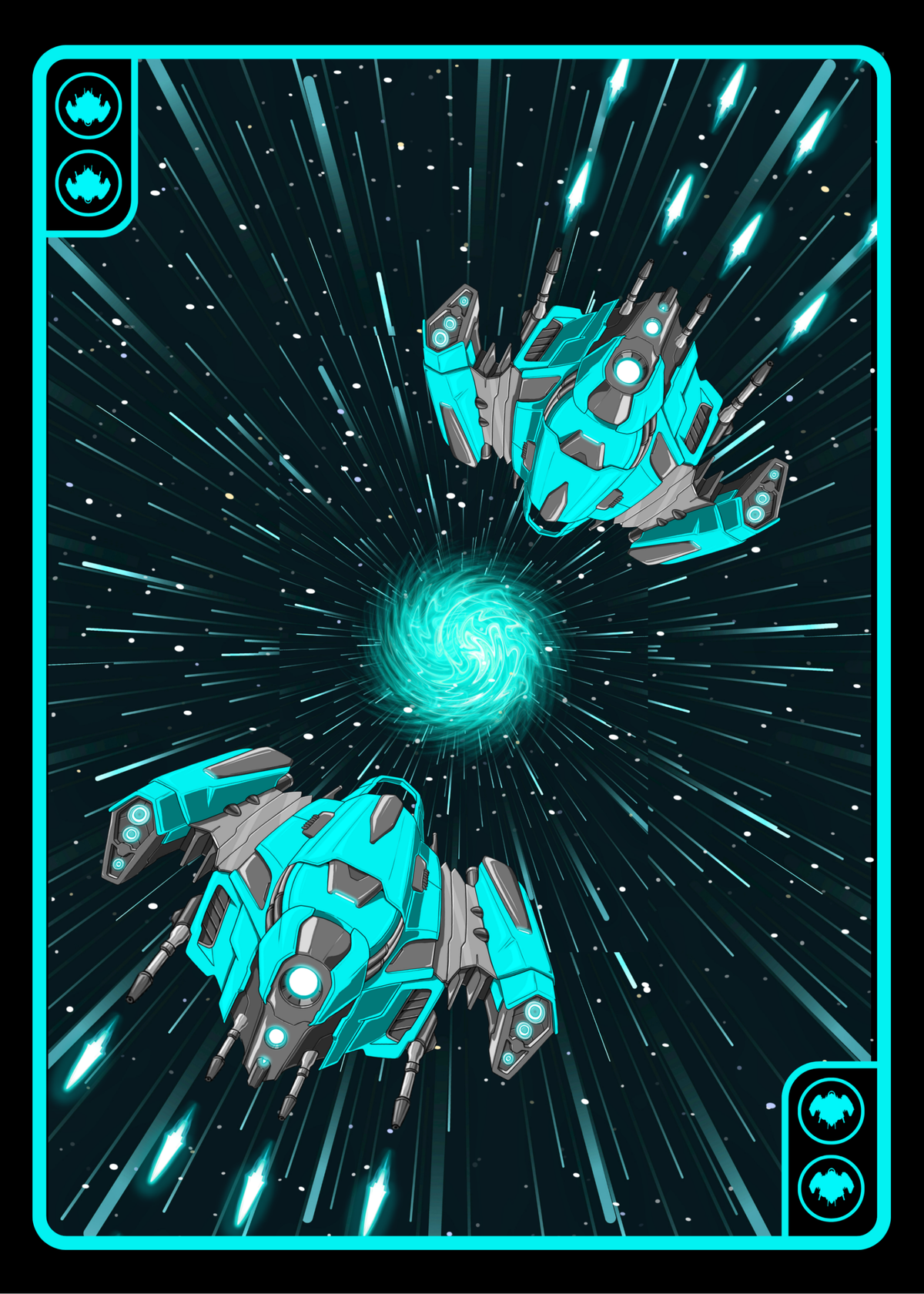Blue Two fighter card