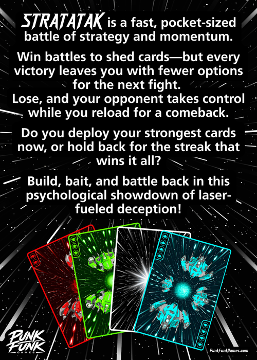 Stratatak box back — game description and details